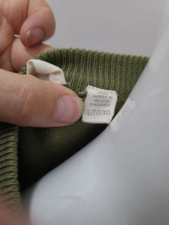Pull kaki taille XL, Hedge - photo numéro 7