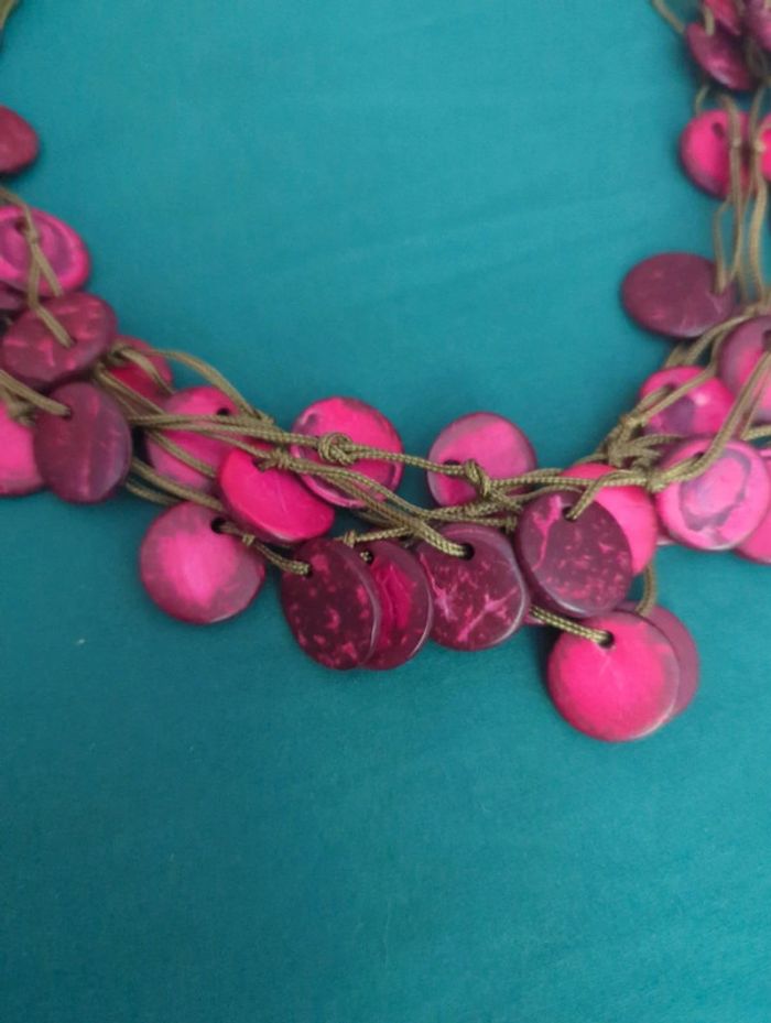 Collier rose - photo numéro 2