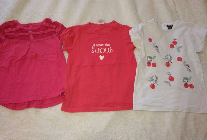 Lot t-shirts 36 mois