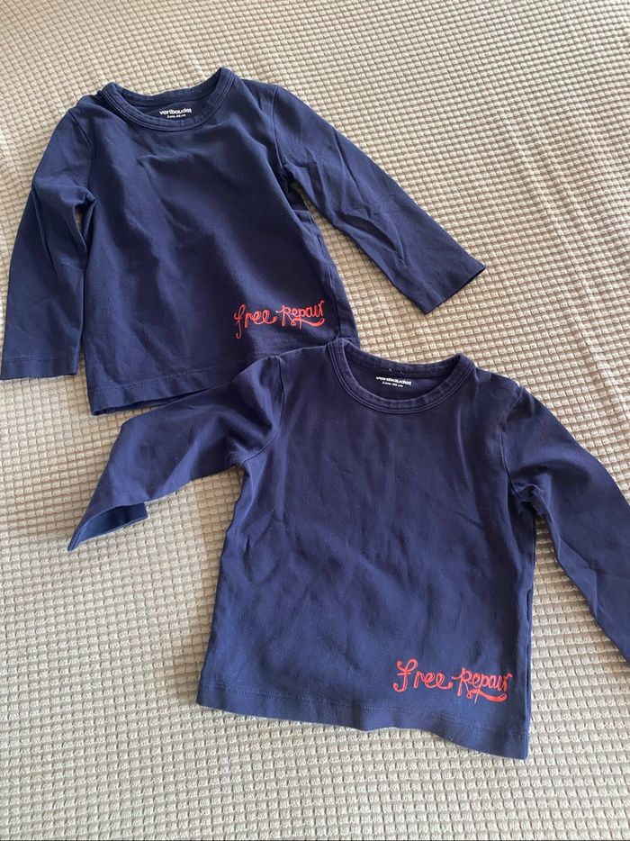 Lot vêtements bébé garçon 24 mois pyjama jogging jean polo pull - photo numéro 6