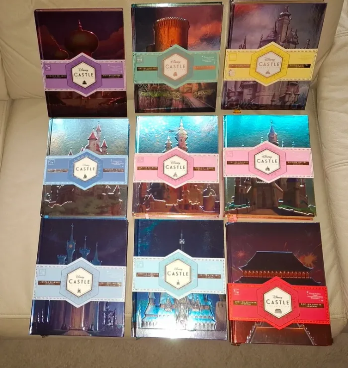 Lot de carnets livres cahiers castle collection disney princesse - photo numéro 5