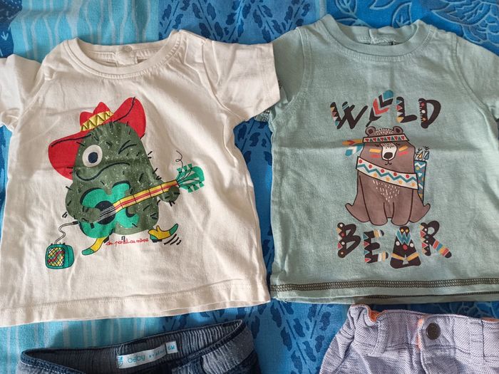 T shirt, short 6 mois - photo numéro 2