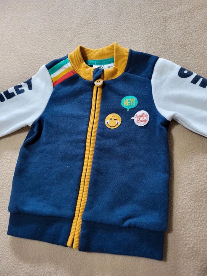 Gilet smiley baby 6mois - photo numéro 2