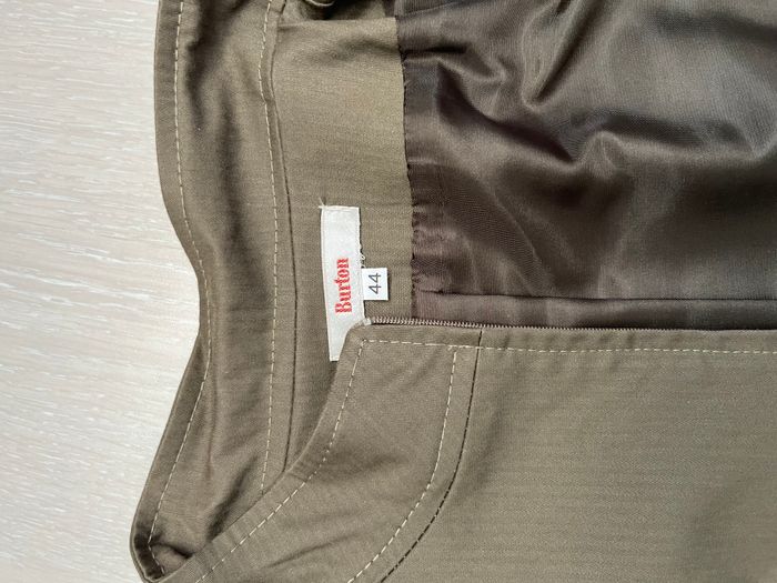 Ensemble Tailleur Burton (Veste + Jupe) - Kaki - Taille 44 - photo numéro 7