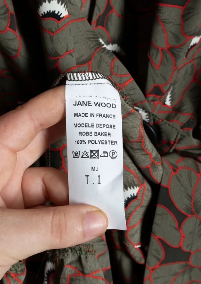 Robe portefeuille imprimée – Jane Wood Taille : 1 - photo numéro 10