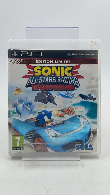 Jeu vidéo Sonic All Stars Racing Transformed sur console PlayStation 3