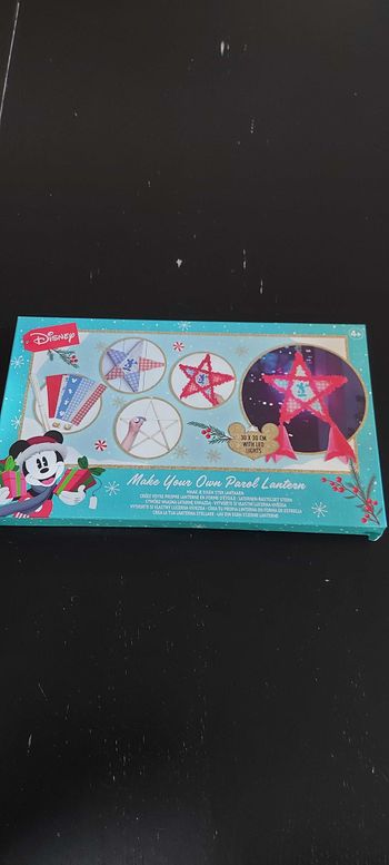 Kit pour creer une lanterne etoile lumineuse mickey