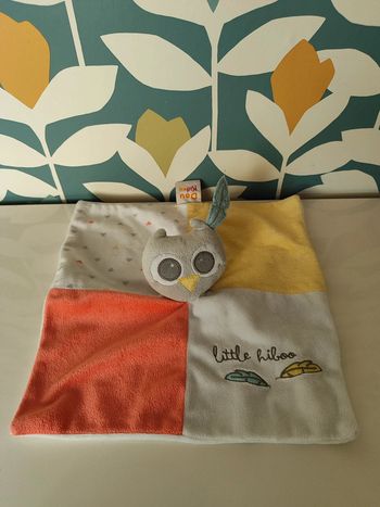 Doudou plat hibou doukidou