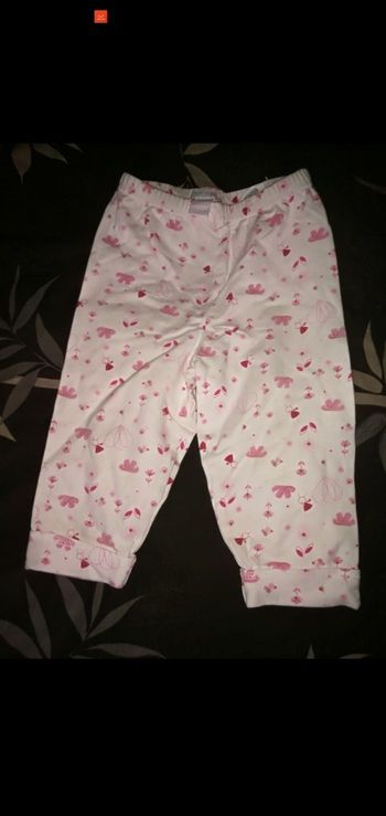 Legging 12 mois blanc et rose H&M