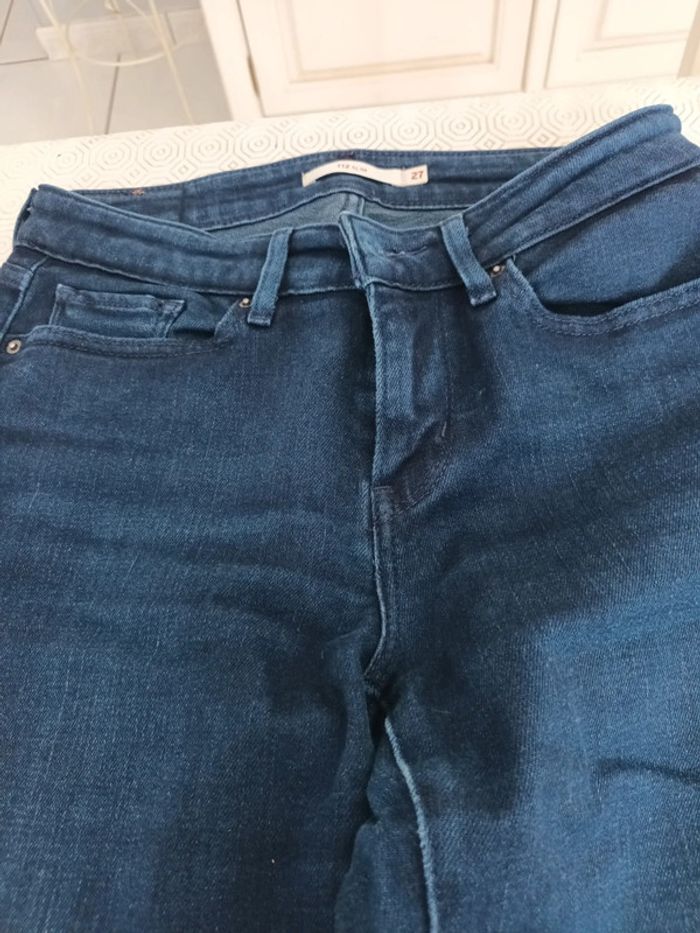 Jean Levis 712 slim bleu T 37 - photo numéro 2