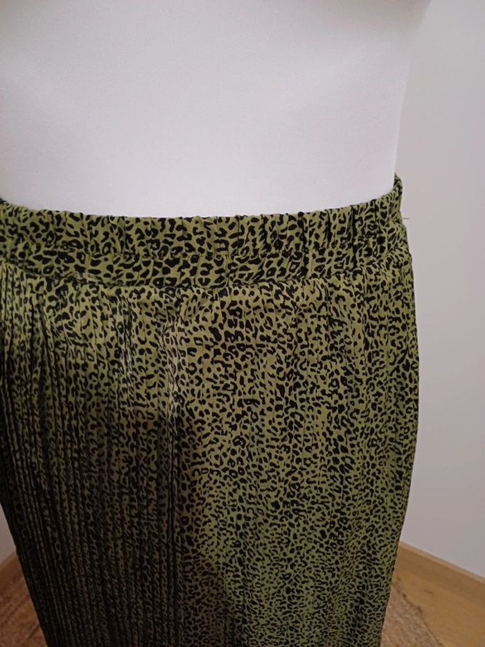 Jupe longue plissée Kaki/verte Lilie Rose taille L/XL 40/42 - photo numéro 3