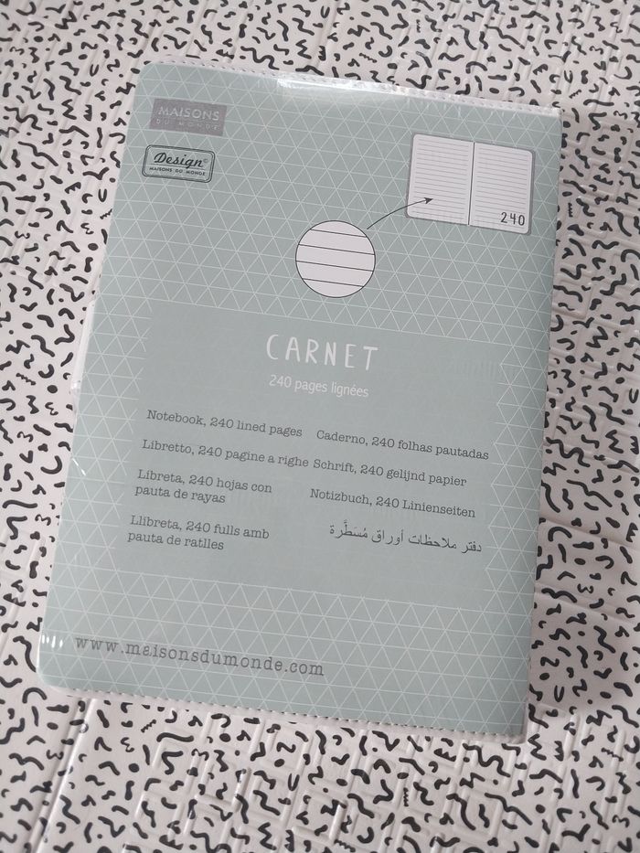 Carnet Maison du Monde – 240 pages lignées - photo numéro 2