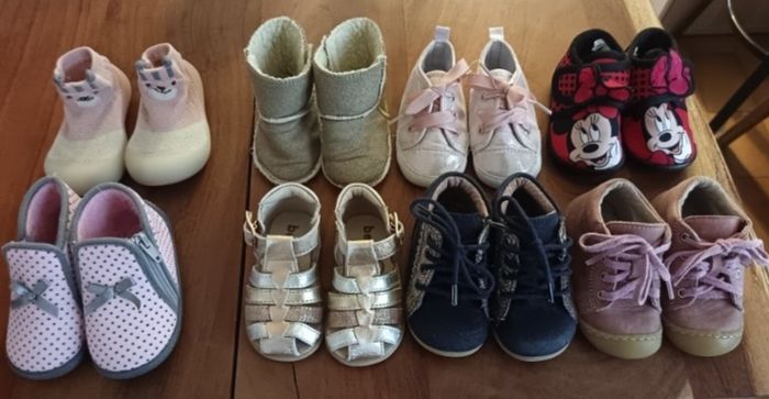 Lot chaussures premiers pas 18/19 - photo numéro 2