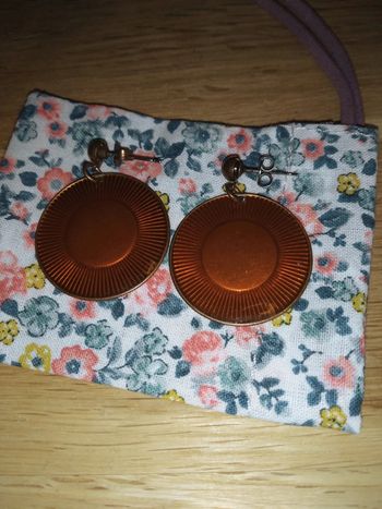 Boucles d'oreilles cuivré
