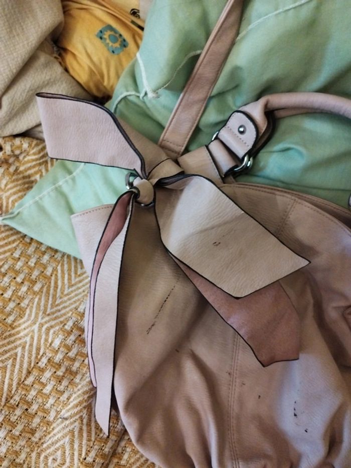 Sac bandoulière rose nœud coquette rond y2k - photo numéro 4
