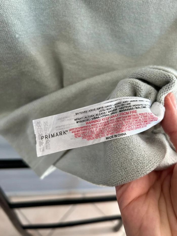 Pull maille avec col dentelle / Primark - 4 ans - photo numéro 6