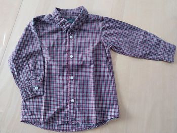 Chemise manches longues bébé à carreaux 12 18 mois