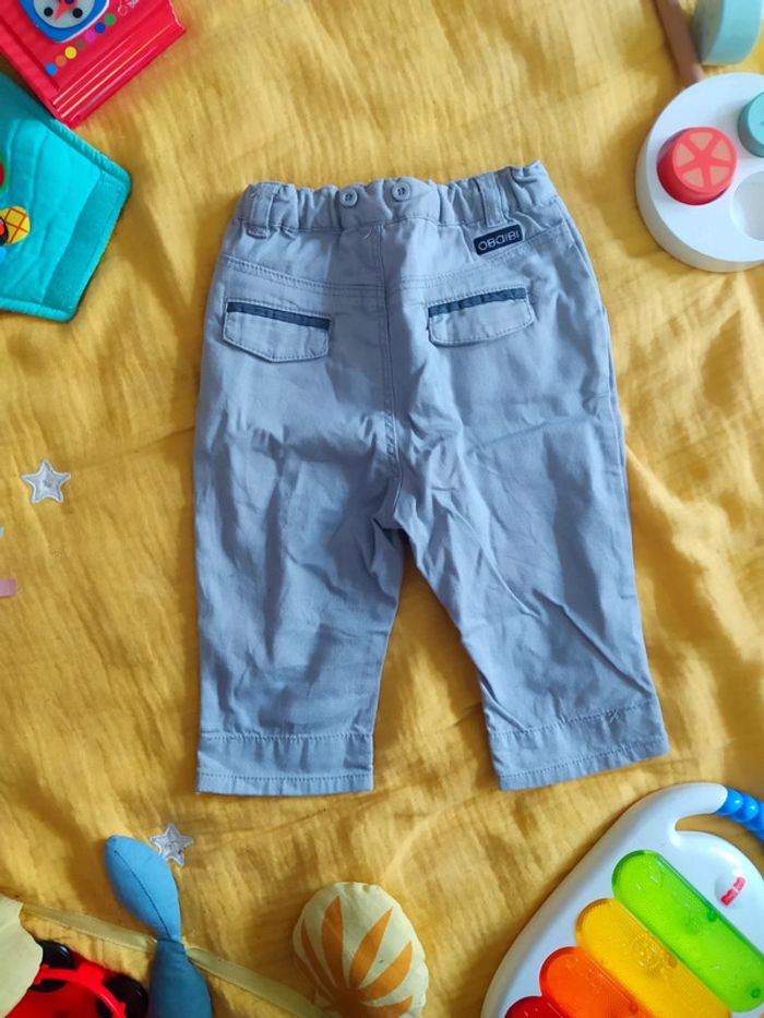 Petit pantalon gris 🤖 6mois - photo numéro 2