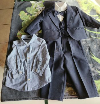 Ensemble costume garçon 6 mois