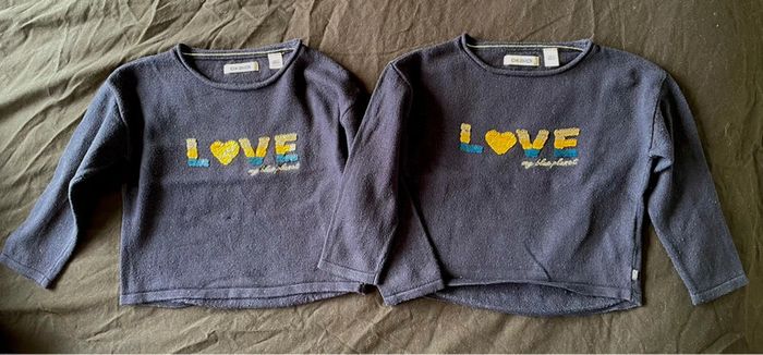 Pulls jumelles 2 ans