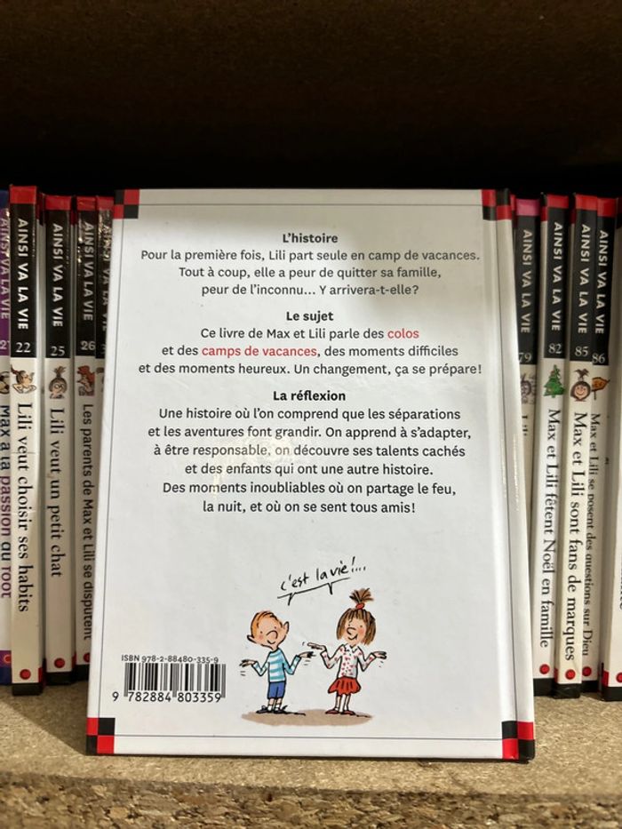 Livre Lily part en camp de vacances - photo numéro 2