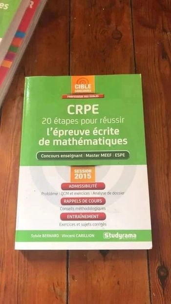 CRPE Maths 2015
