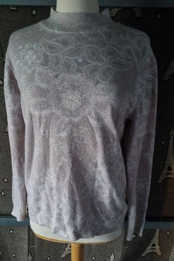 Pull d'hiver à motifs style vintage taille M-L