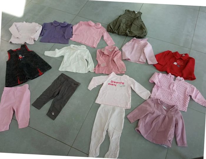 26 pièces 1 an fille