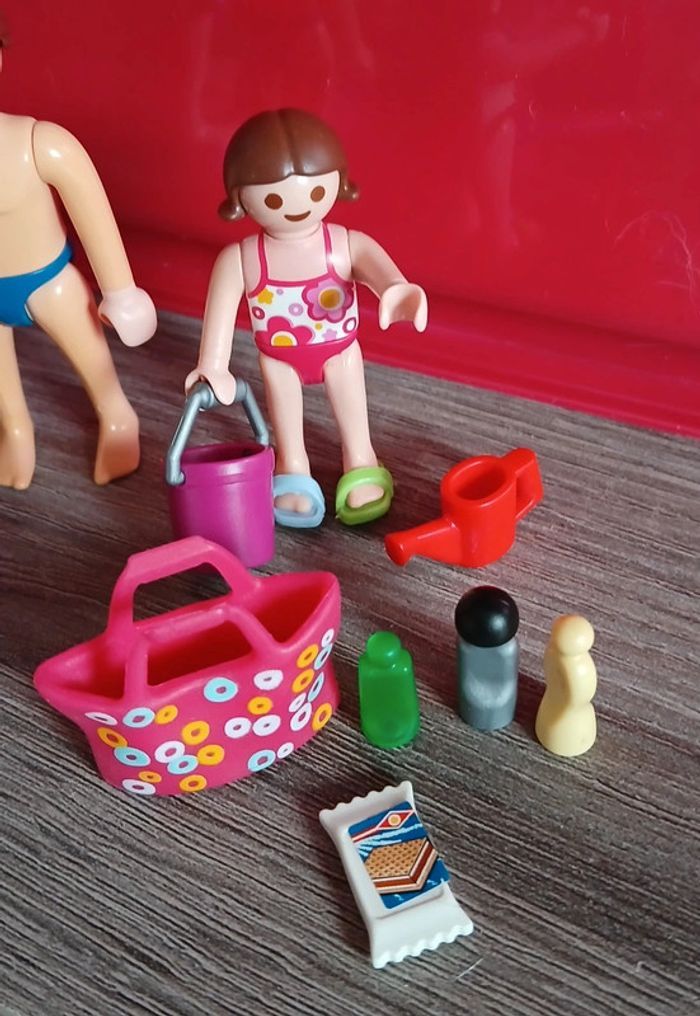 Famille plage playmobil - photo numéro 2