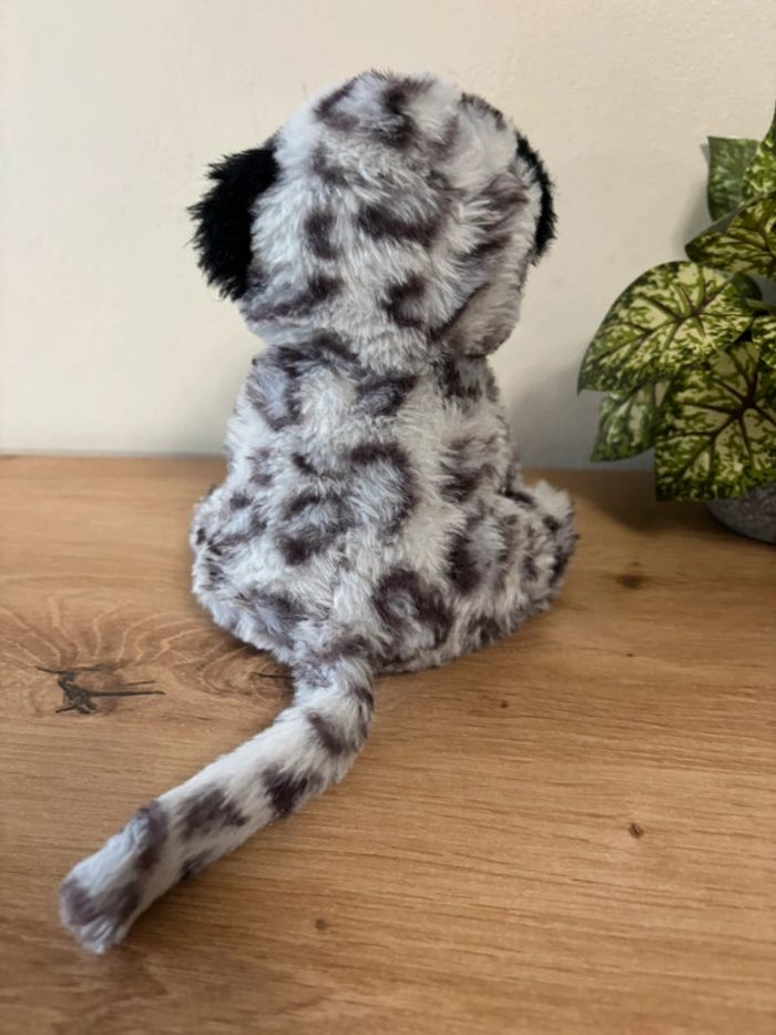 Doudou peluche léopard des neiges gris blanc re pets nature planet - photo numéro 3