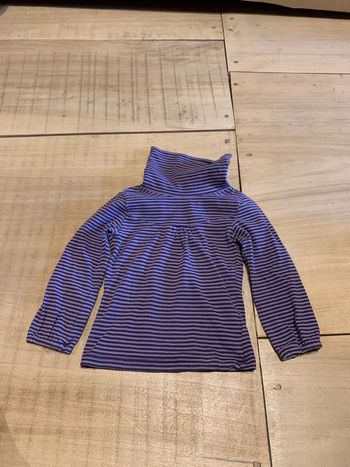 Tee-shirt manche longue avec col roulé 3 ans