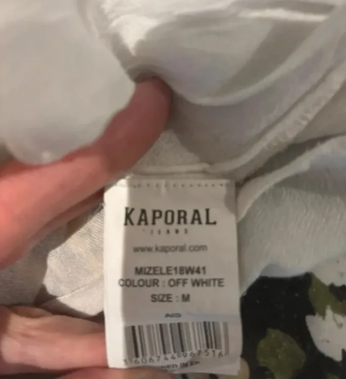 🌿 Haut blanc à détails ethniques – Kaporal – Taille M - photo numéro 6