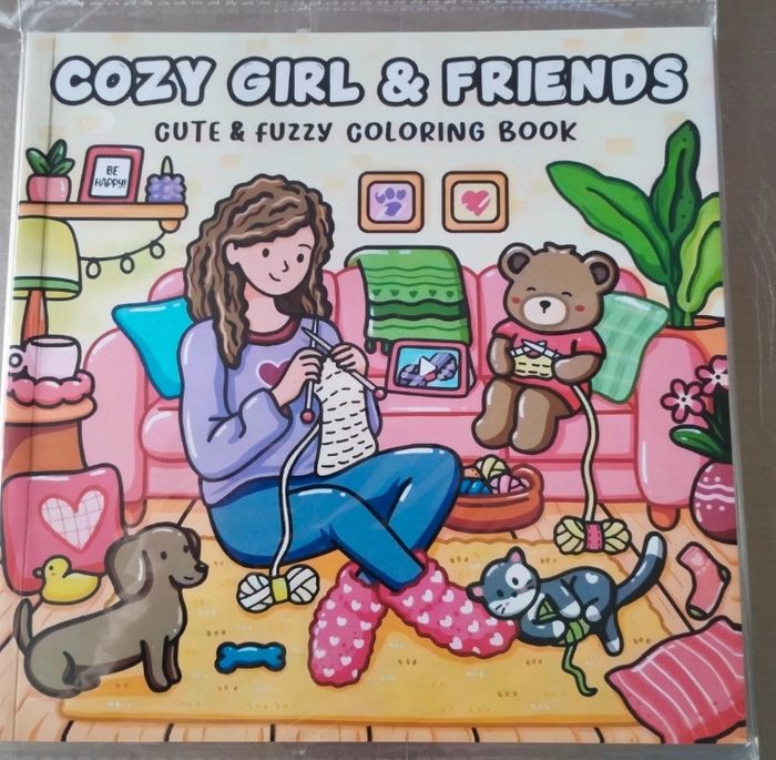 Livre coloriage cozy 24 pages colo neuf