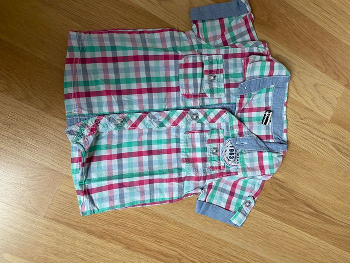 Chemise manches courtes 12 mois