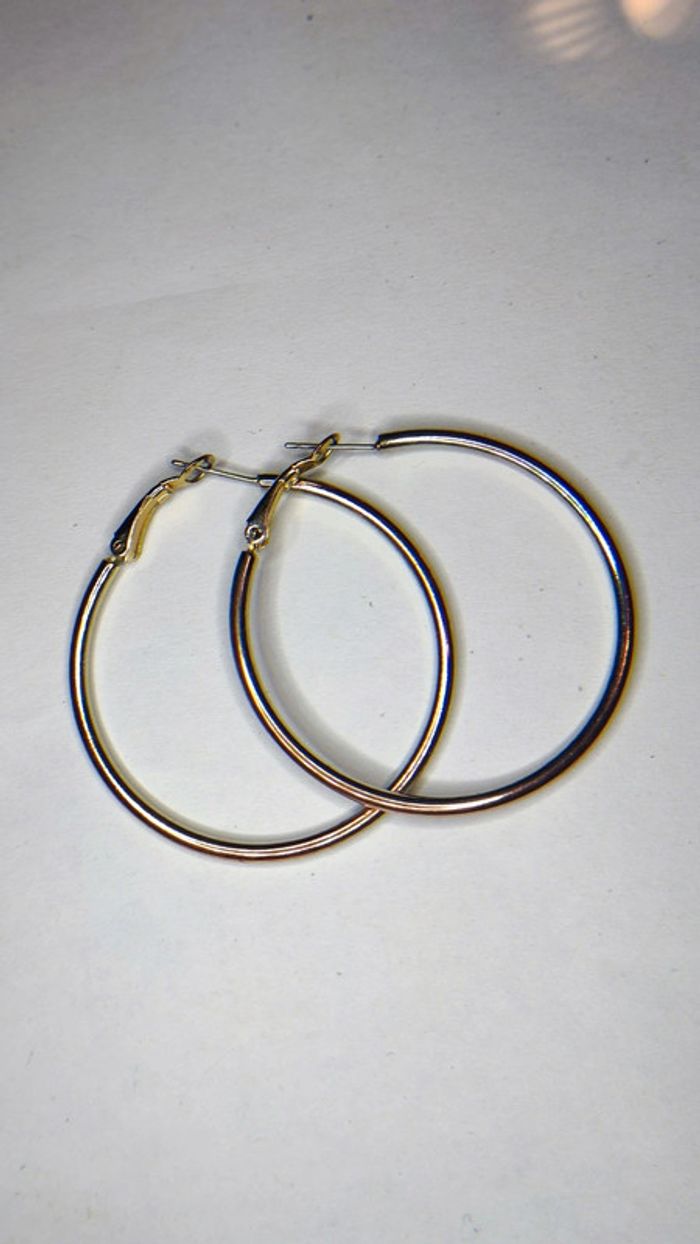 Créoles diamètre 5 cm - photo numéro 1