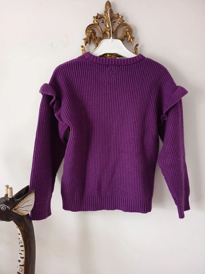 Pull maille volants manches - photo numéro 3