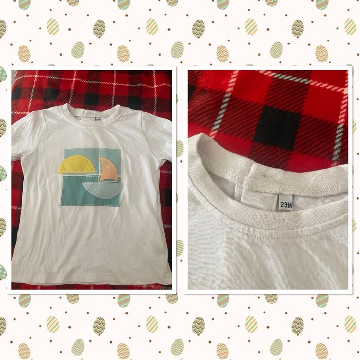 Lot 2 t shirt 23 mois - photo numéro 2