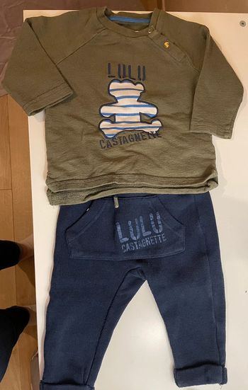 Ensemble lulu castagnette 12m