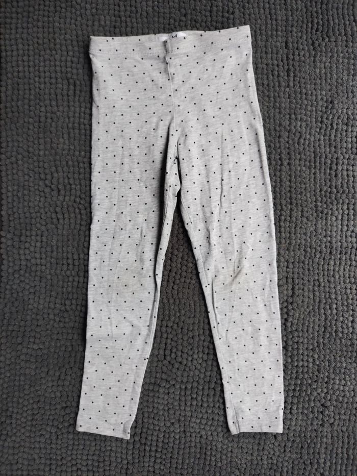 Legging gris 6 ans fille