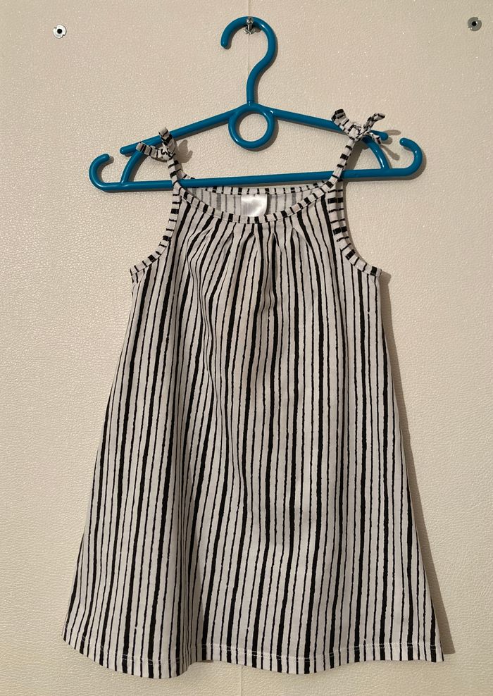 robe rayé petites bretelles