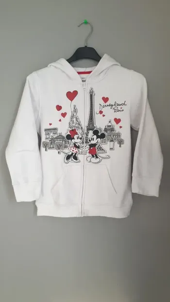 Veste Disneyland Paris blanche 8 ans