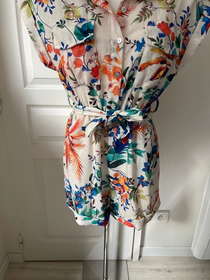 Combinaison short fleuri - photo numéro 6