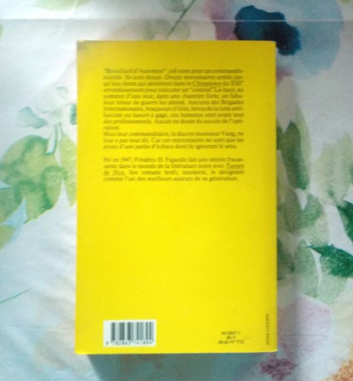 Brouillard d'automne de Frédéric H. Fajardie Ed. Mazarine - photo numéro 3