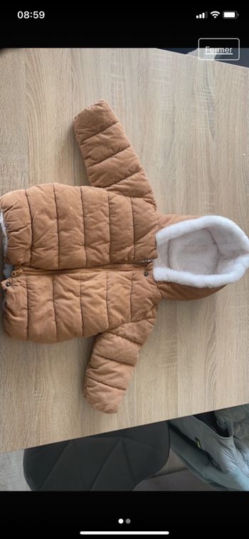 Doudoune chaude fille 12 mois