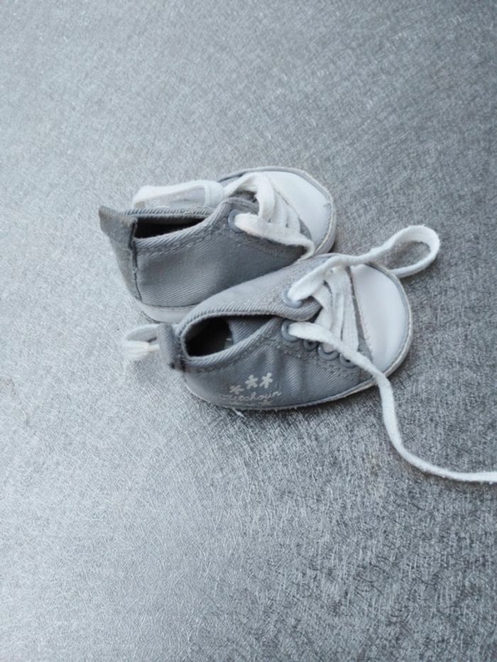 Lot 0-3 mois mixte basket et chaussons bébé Kitchoun - photo numéro 3