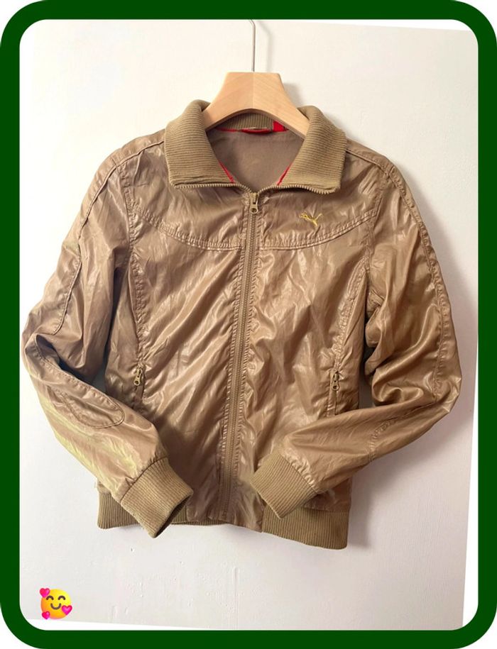 Veste Puma rétro – Femme – Taille M – Beige