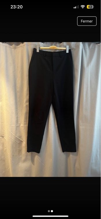 Pantalon tailleur noir - Kiabi