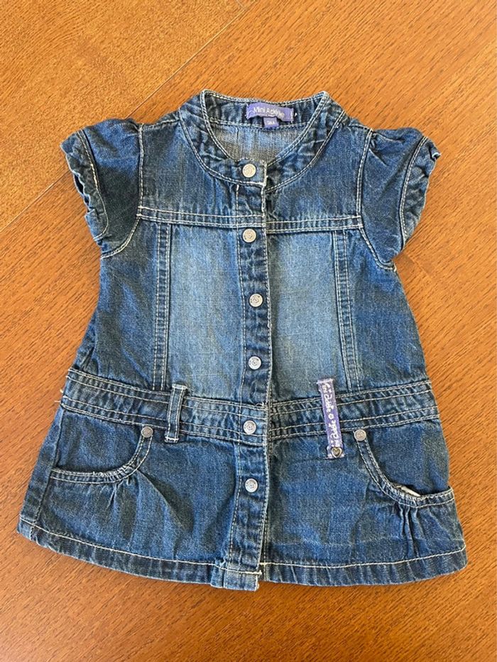 Robe en jeans bébé fille 3 mois