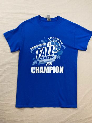 T-shirt imprimé sport USA, homme, été, bleu, S