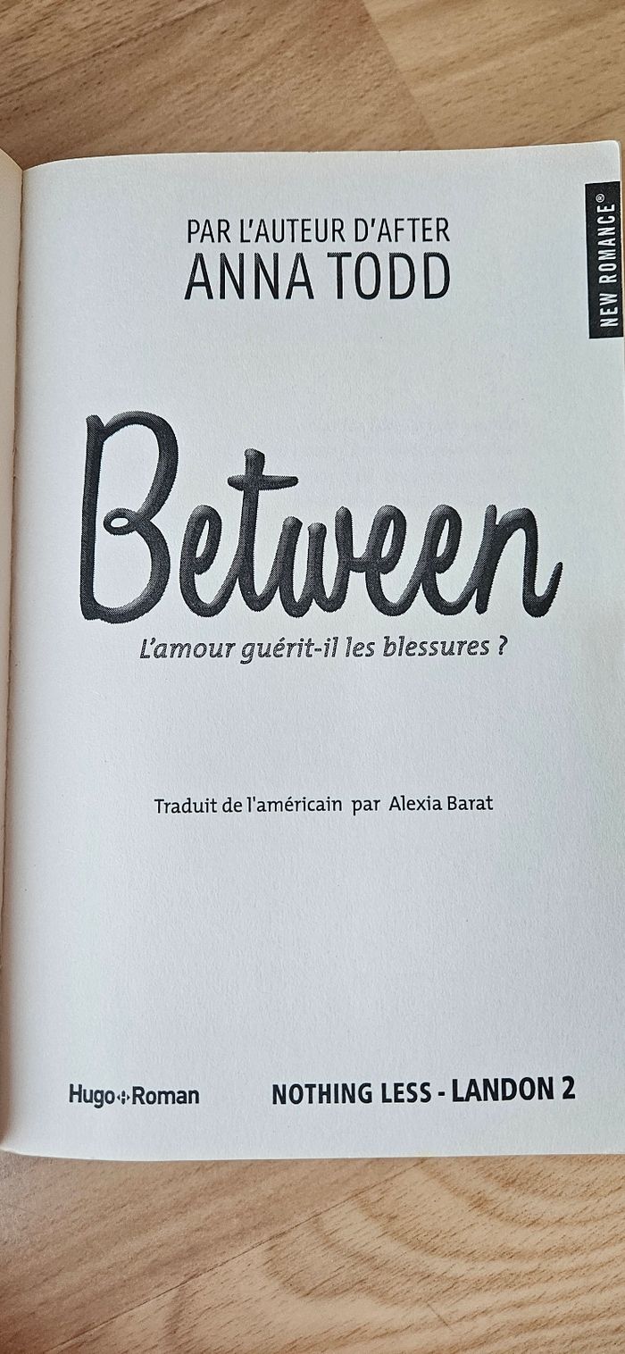 Between – Anna Todd - photo numéro 5